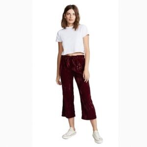 NWT BB Dakota by Steve Madden Women's Jog My Memory Jogger Size Large Bordeaux